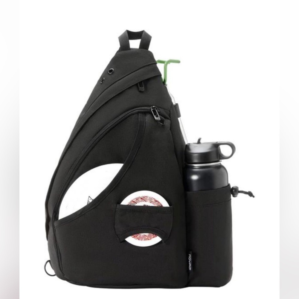 Disc Golf Bag with Retriever Holder and Storage Pockets, Disc Golf Backpack